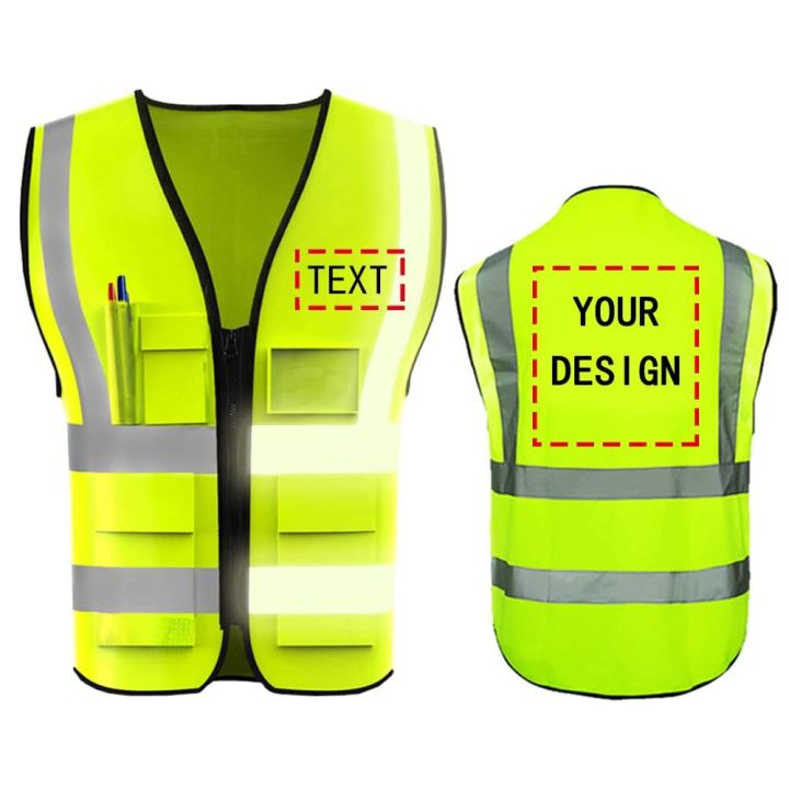 CUSTOMIZED SAFETY JACKET WITH LOGO